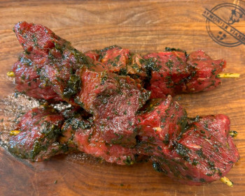 Brochette bœuf à l'ail des ours