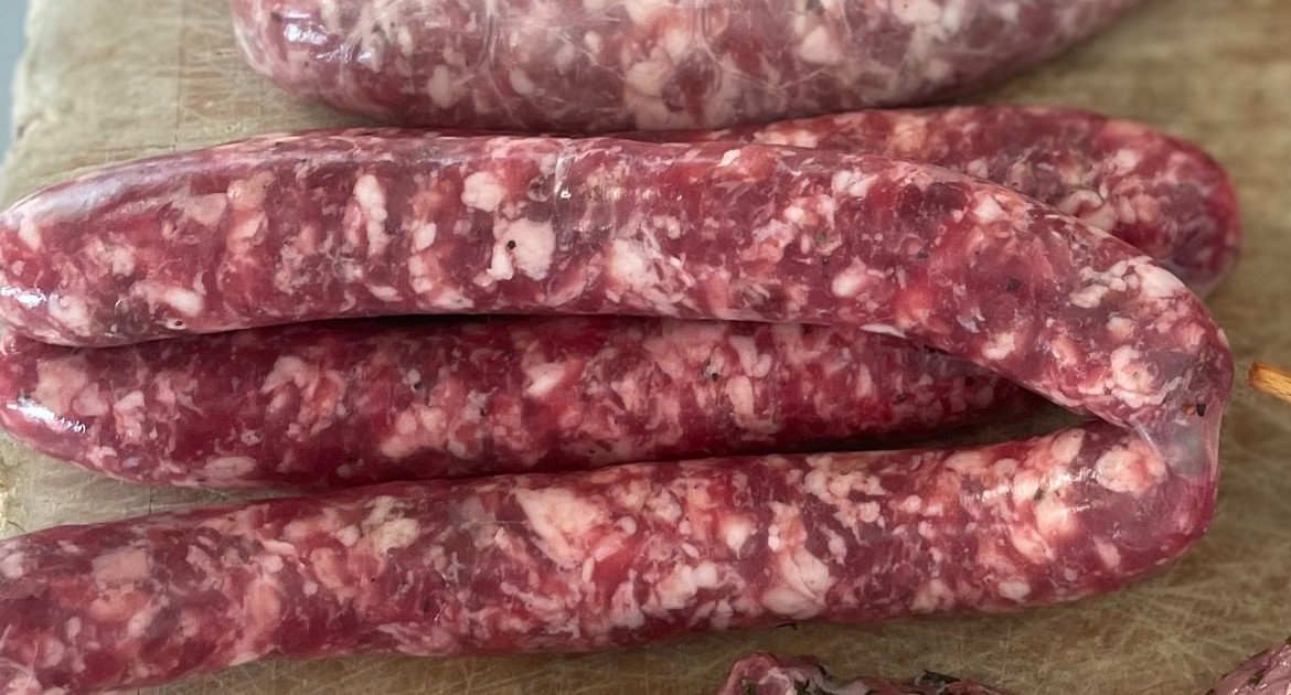 Chipolatas bœuf/porc maison