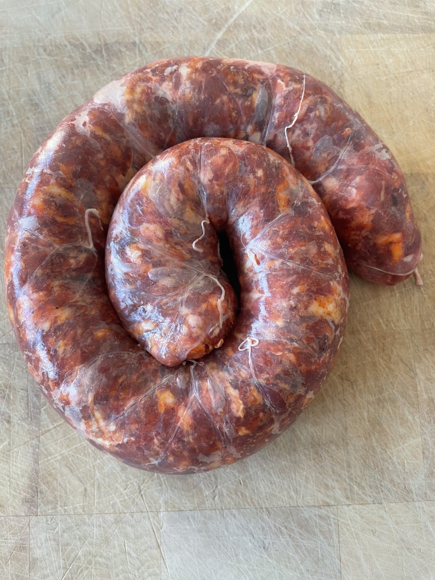 Lot 2kg chorizo à griller bœuf porc maison