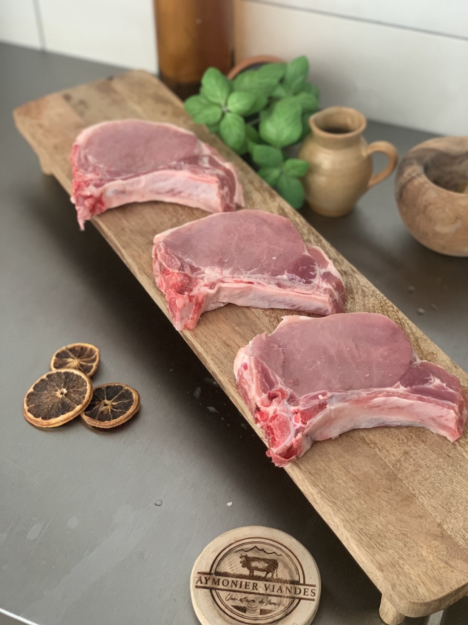 Côte de porc filet