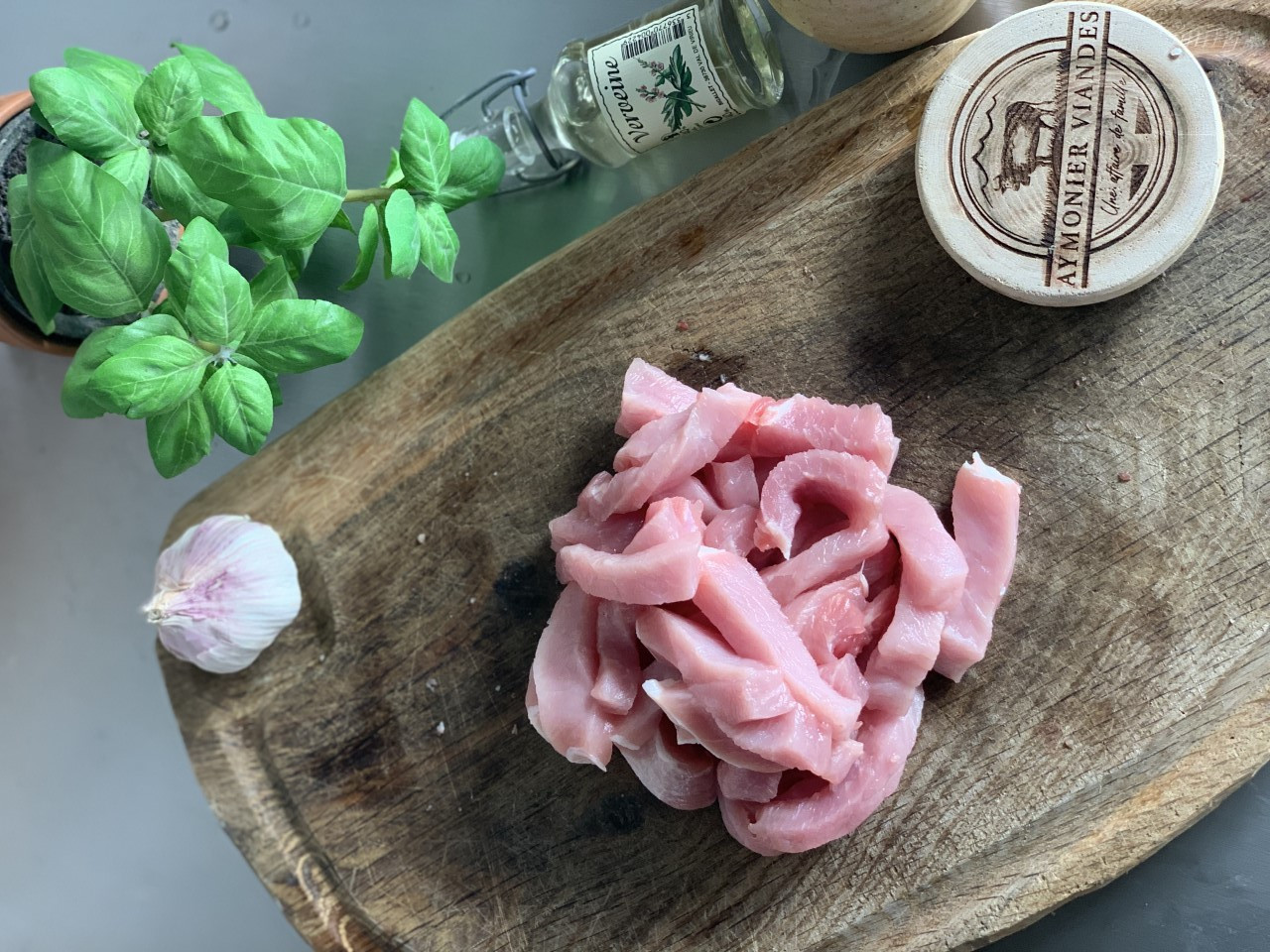 Emincé de porc à griller