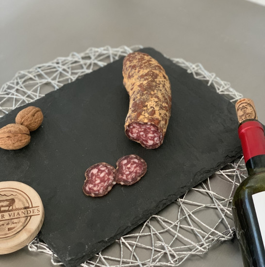 Saucisson sec bœuf/porc fumé 310gr